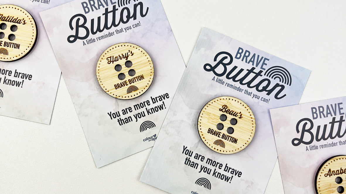 Personalised Brave Button