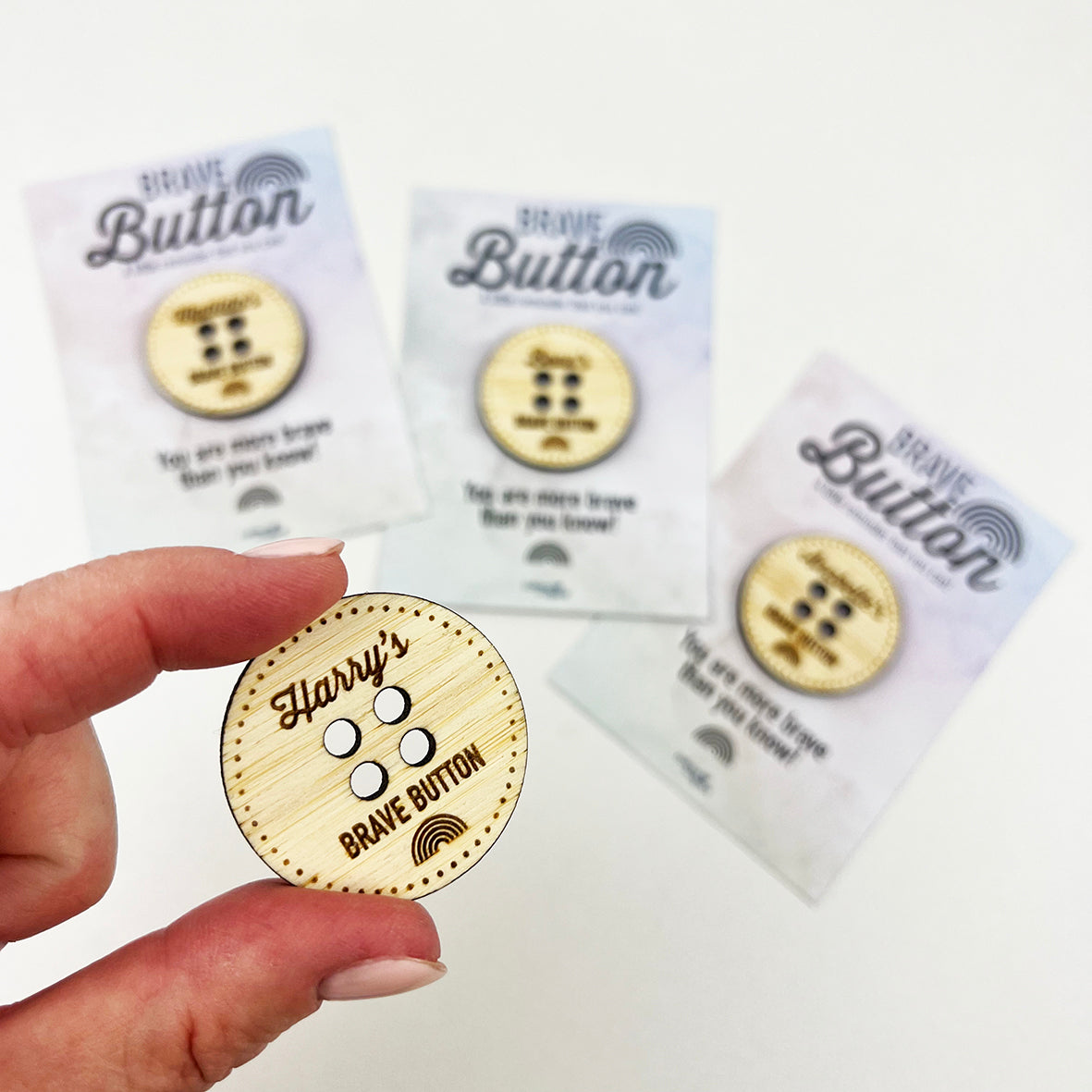 Personalised Brave Button