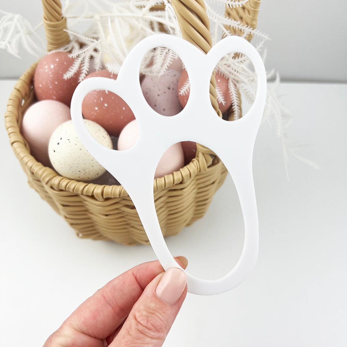 Easter Bunny Paw Stencil