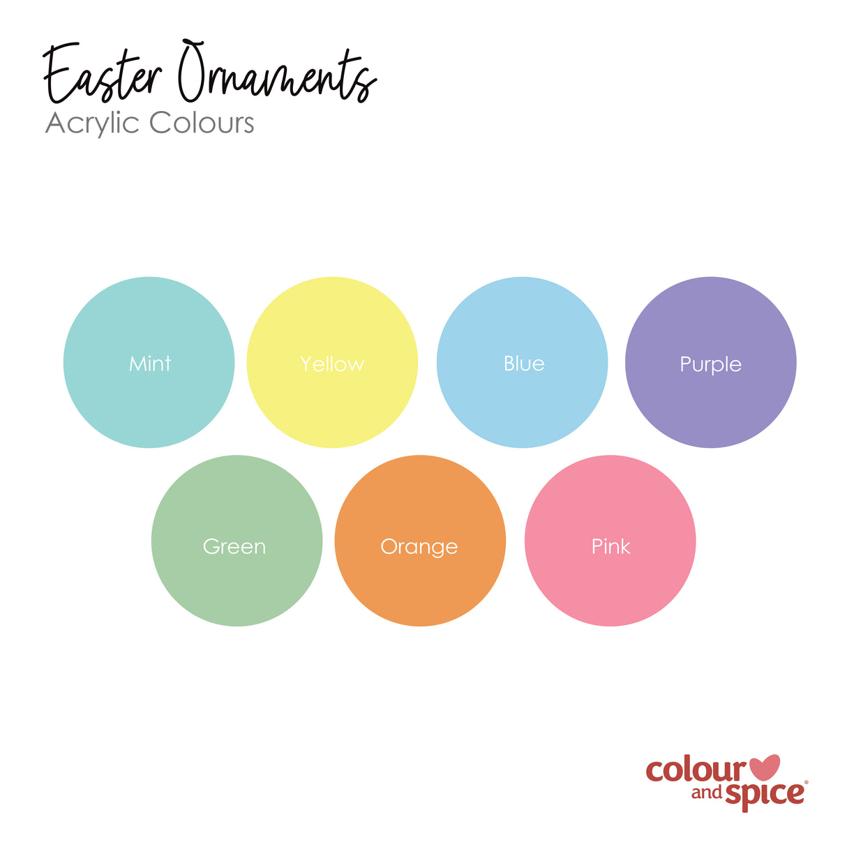 Coloured Rabbit Ornament and Name Tag