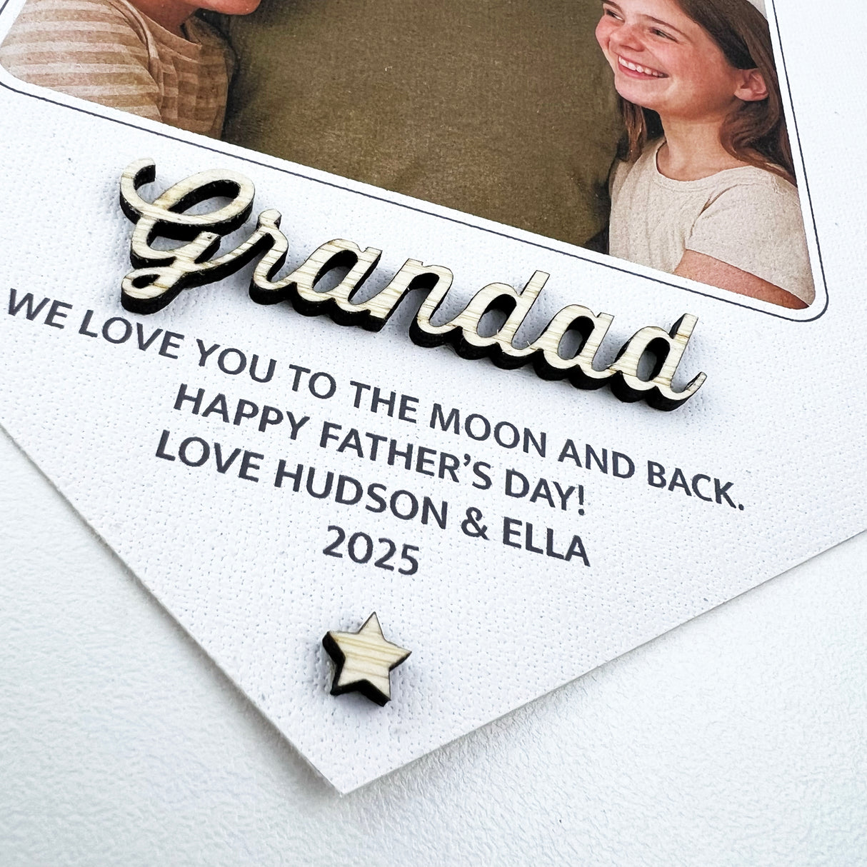 3D Photo & Quote Pennant Banner (2 colours)