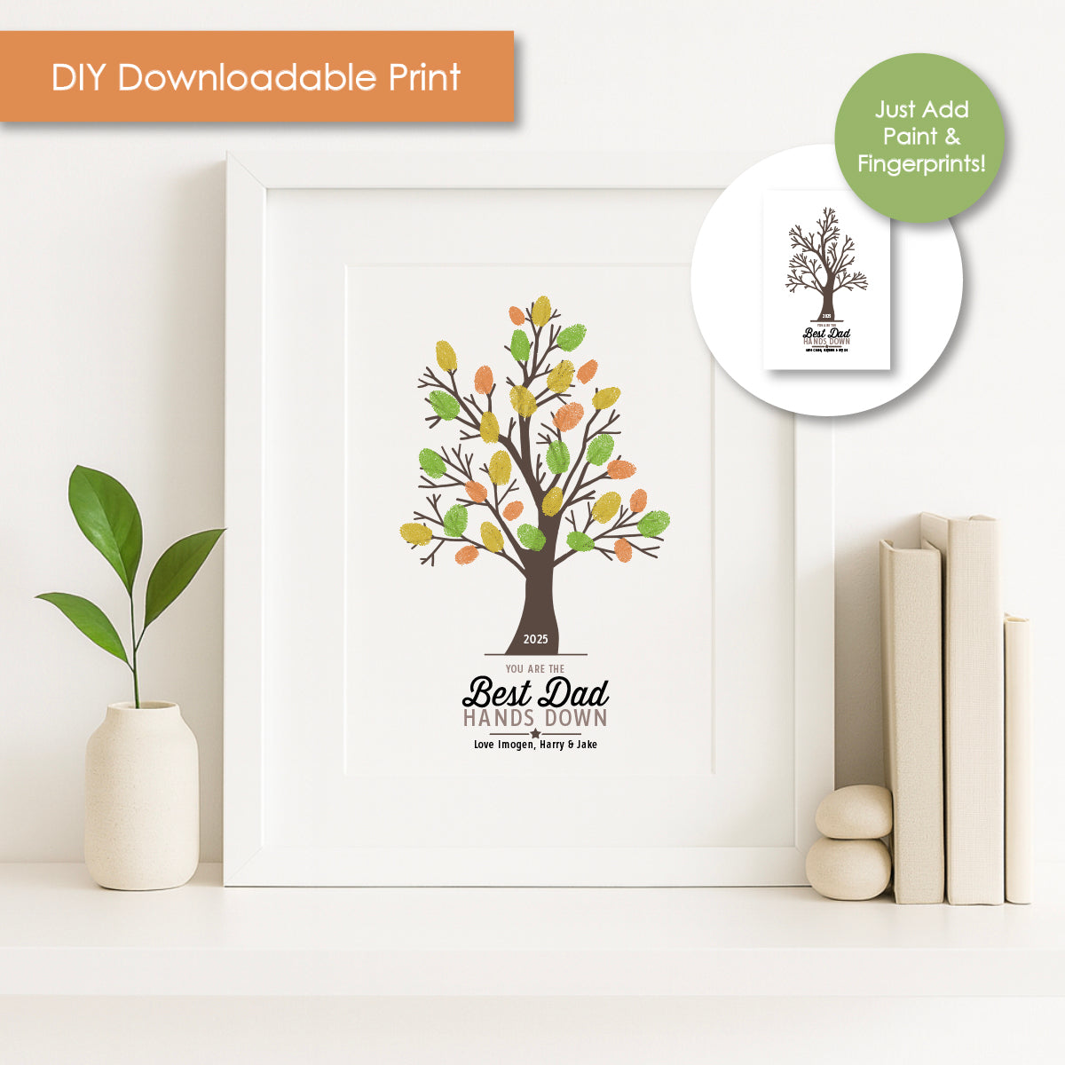Father's Day Best Dad DIY Downloadable File