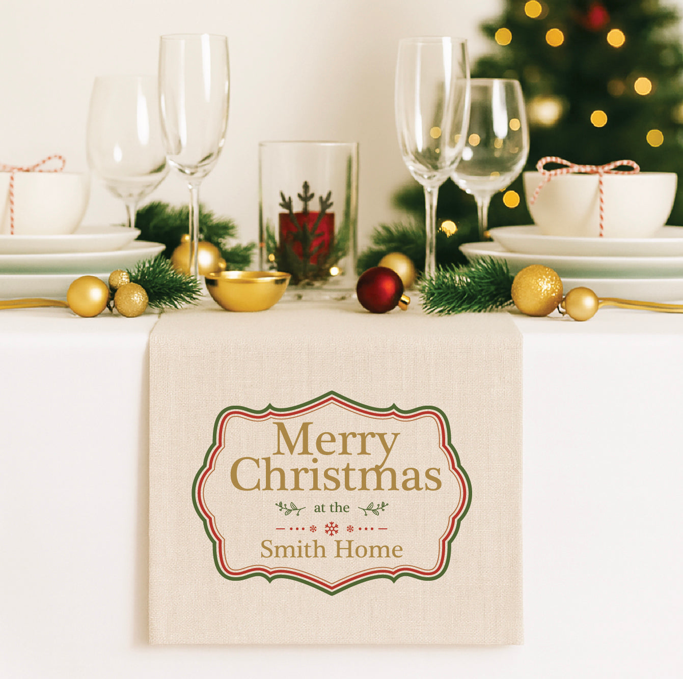 Festive Frame Table Runner (2 sizes)