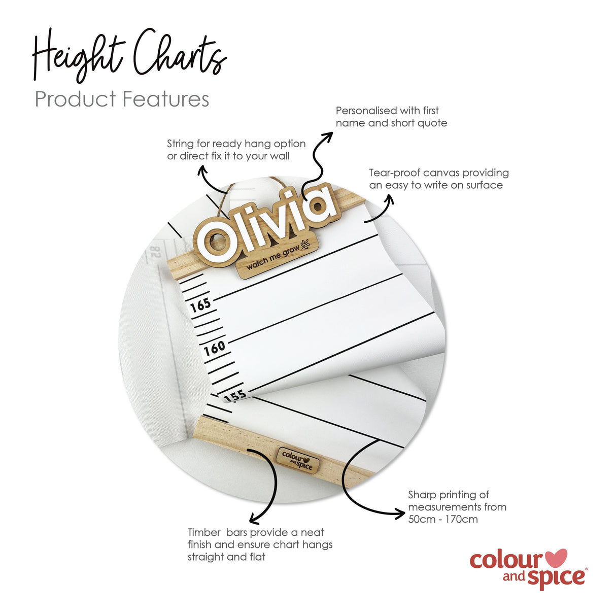 Personalised Height Chart