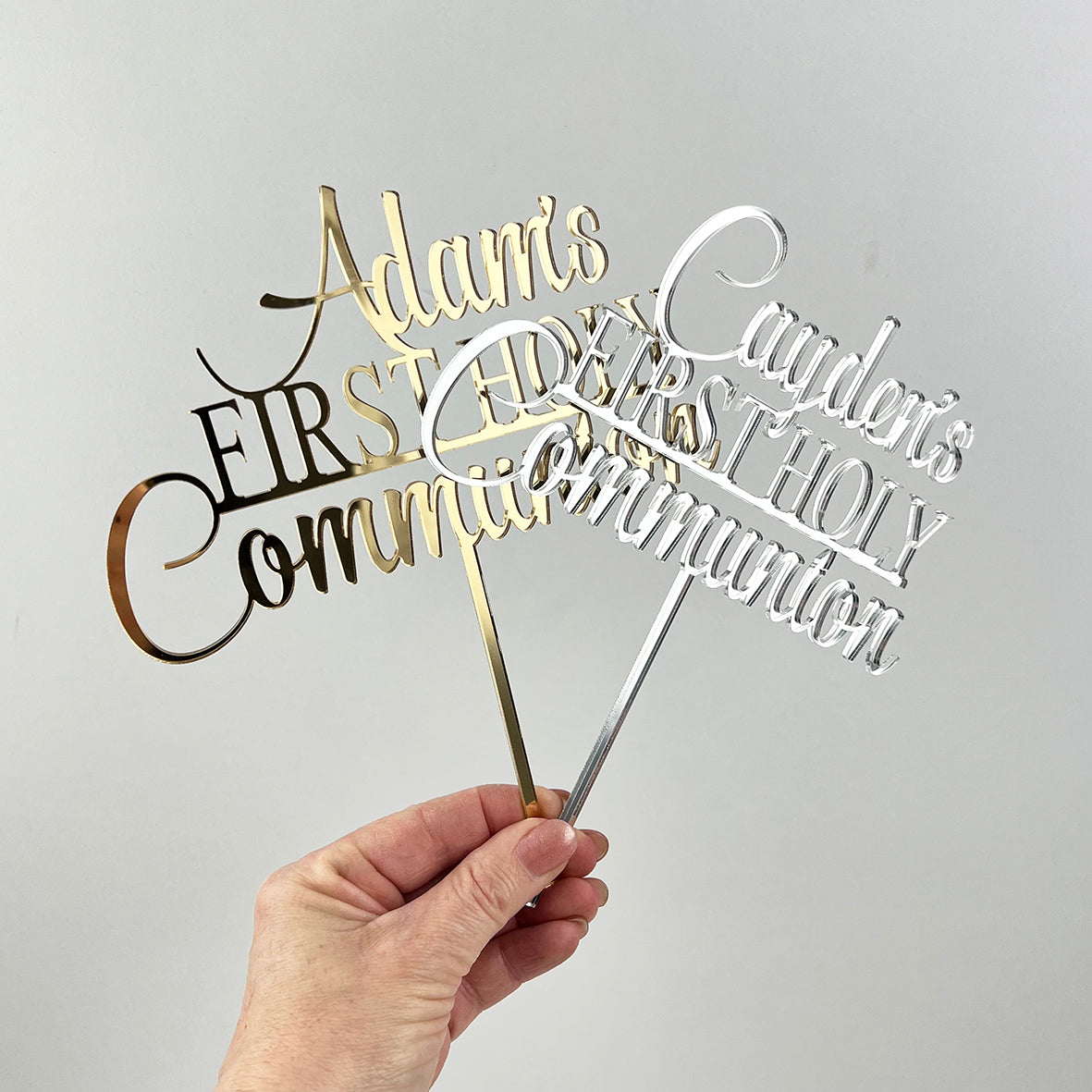 First Holy Communion Cake Topper