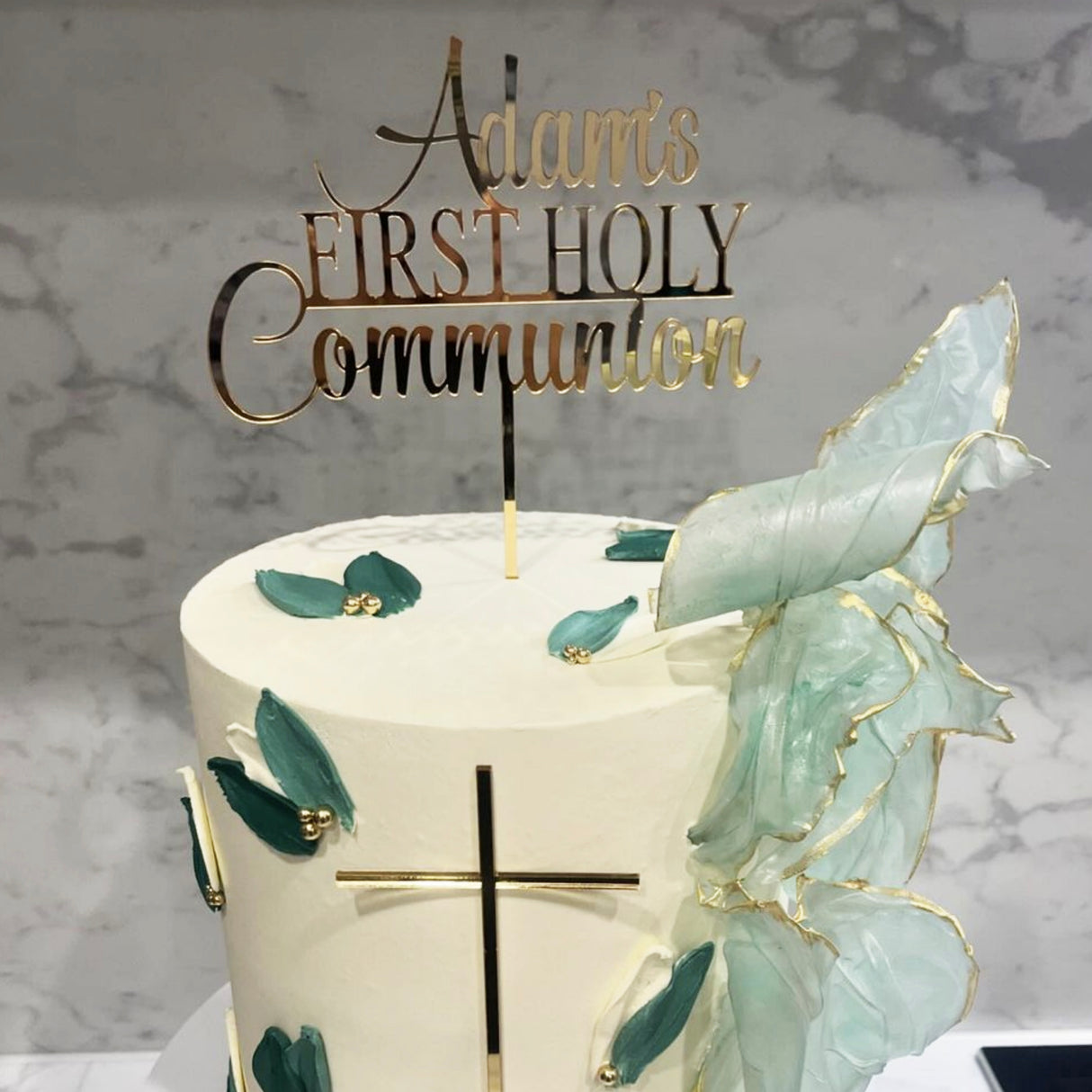 First Holy Communion Cake Topper