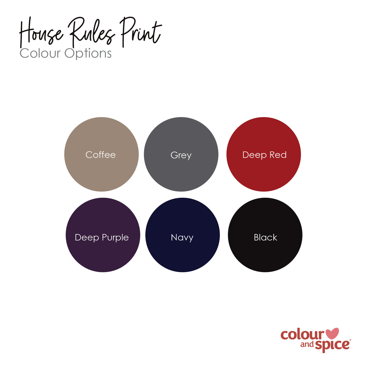 Grandparent's House Rules Personalised Print