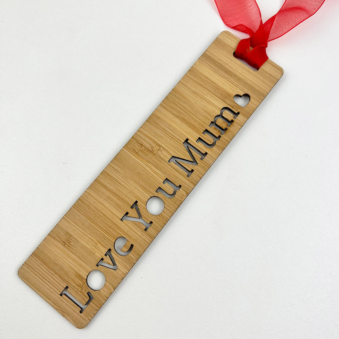 SALE! Love You Mum Bamboo Bookmark