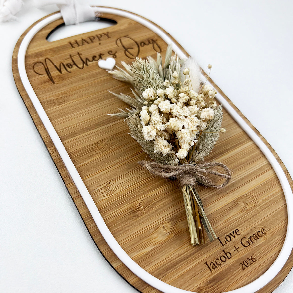 Personalised Mother's Day Dried Flower Hanger (2 flower options)