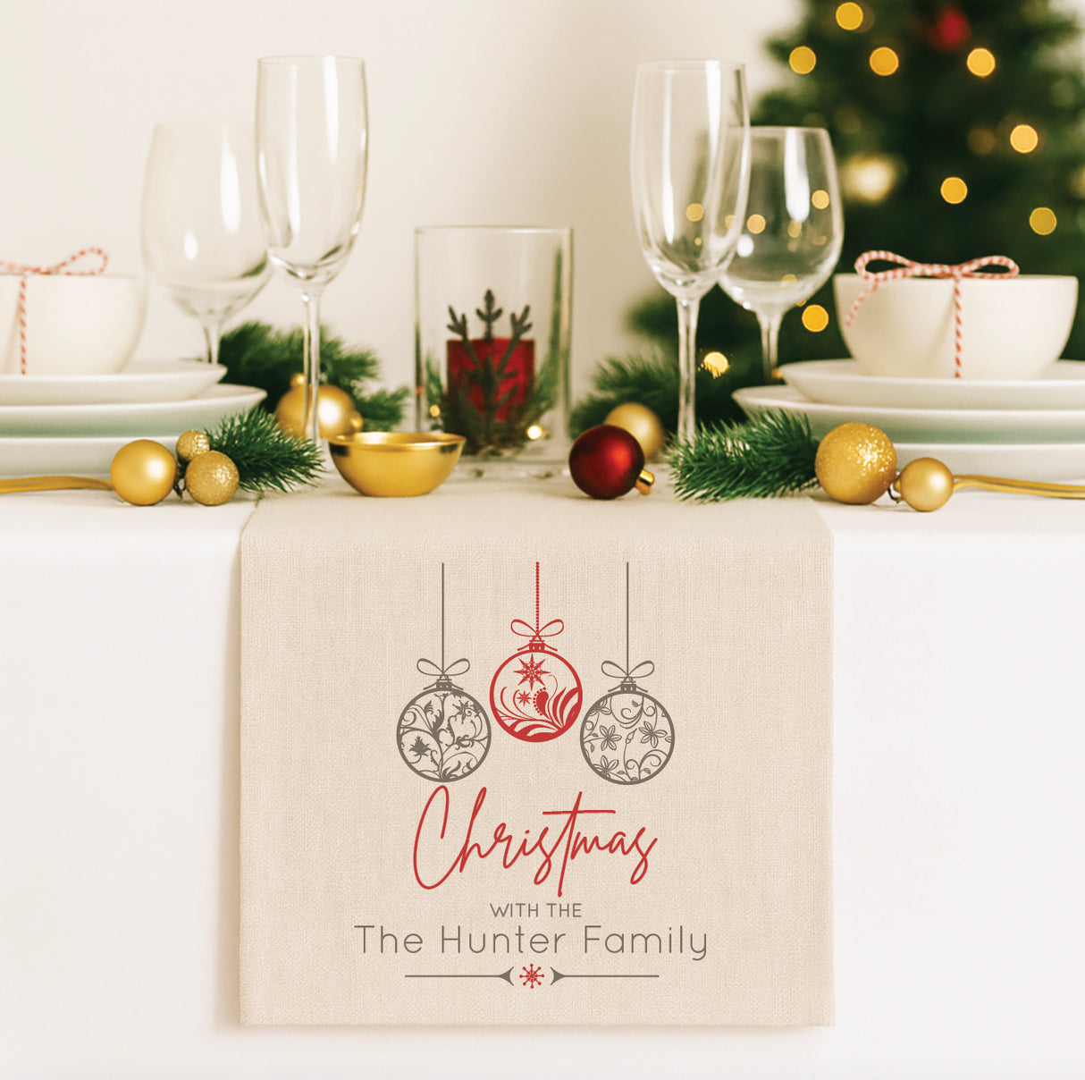 Ornaments Table Runner (2 sizes)