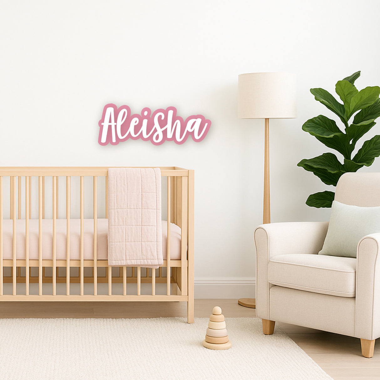 Double Layer Acrylic Name Plaque (2 sizes)