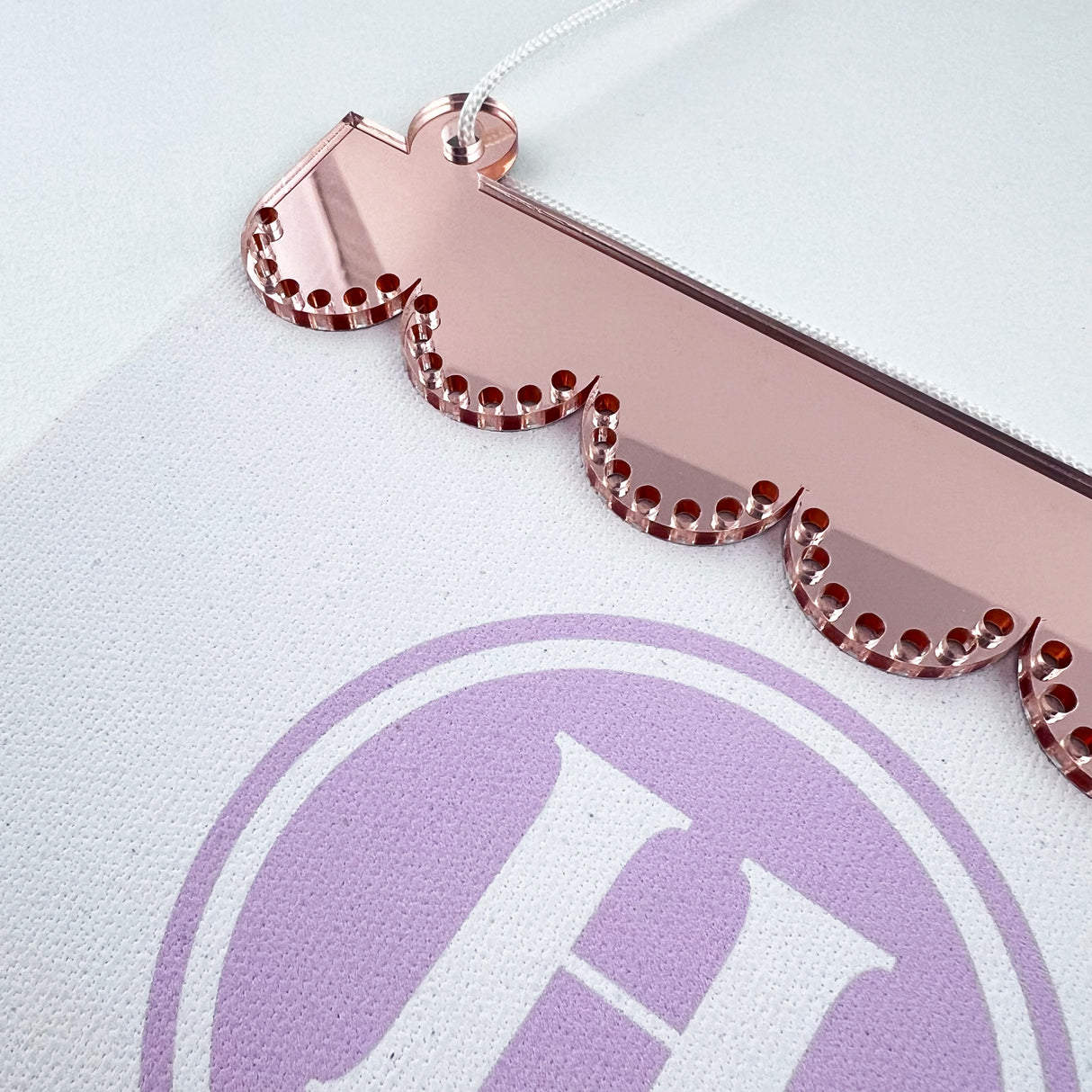 3D Monogram Birth Details Pennant Banner - Pink