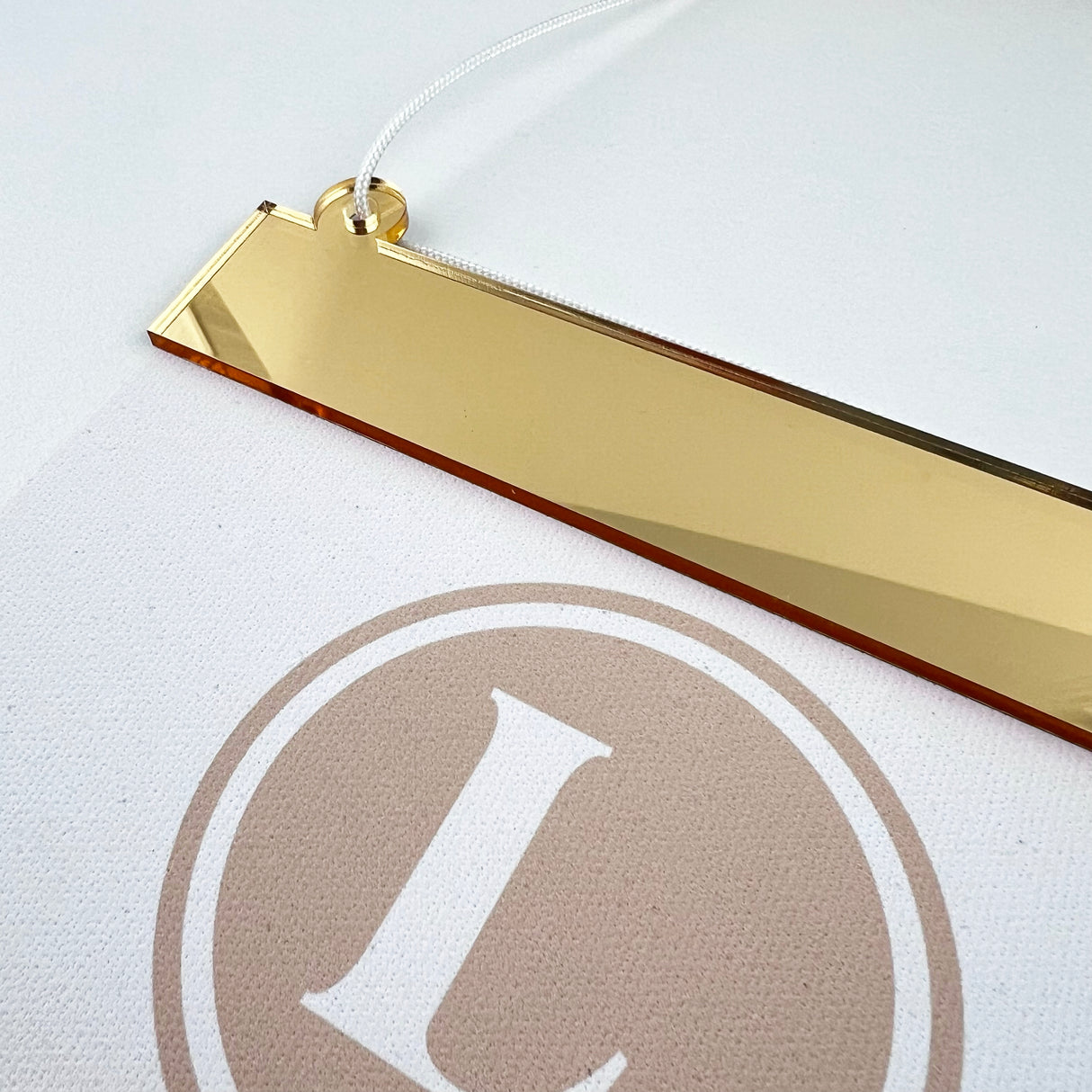 3D Monogram Birth Details Pennant Banner - Caramel