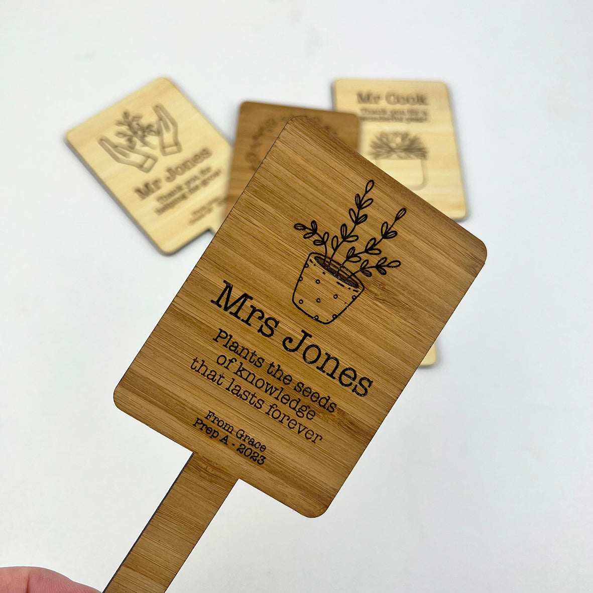 Thank You Teacher Planter Stick (4 designs)