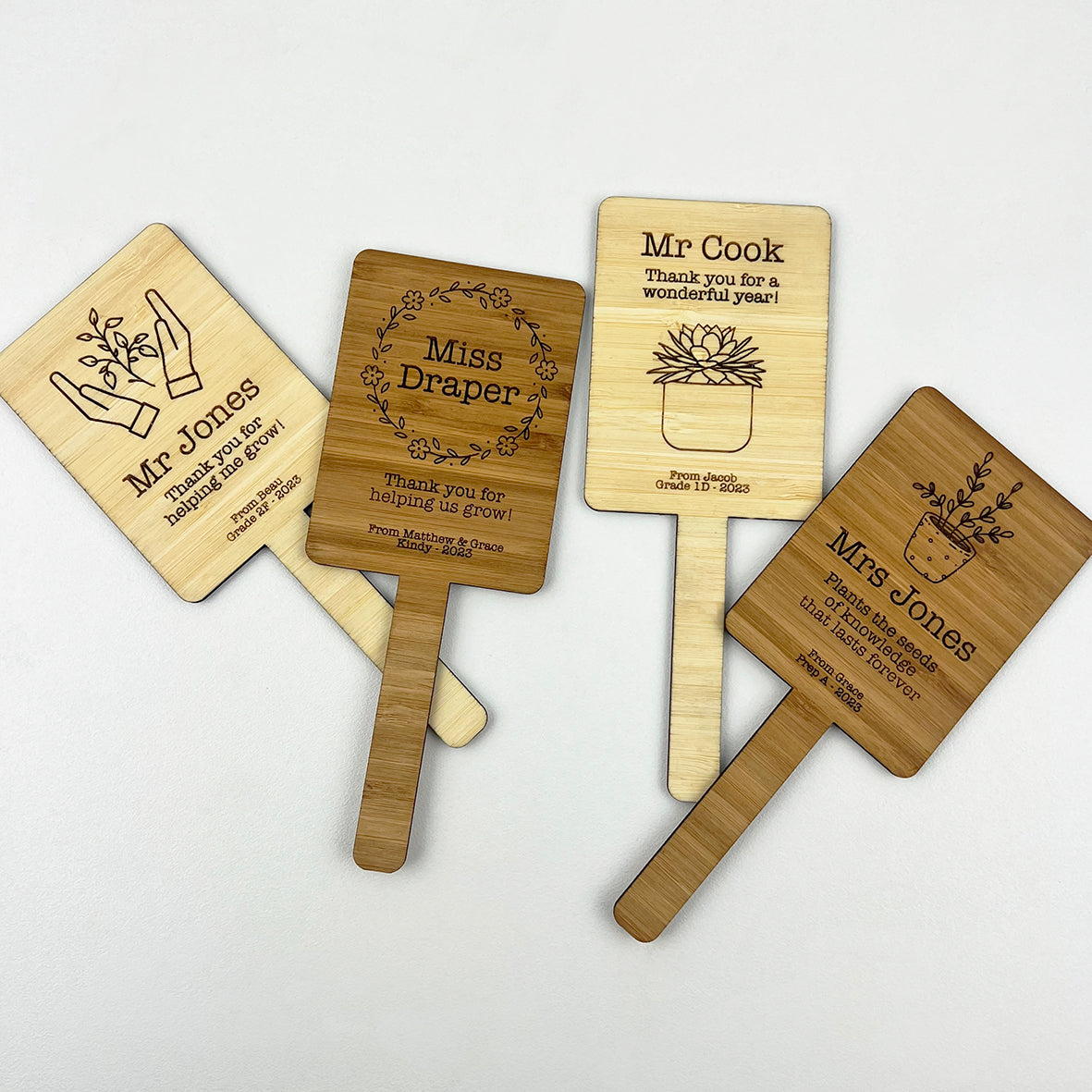 Thank You Teacher Planter Stick (4 designs)