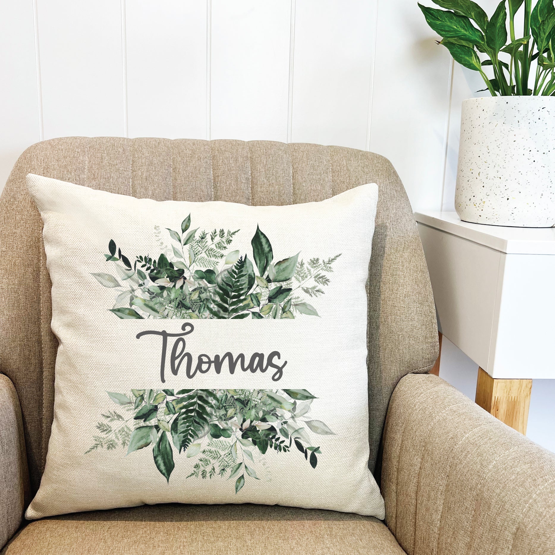 Personalised Rainforest Cushion Cover