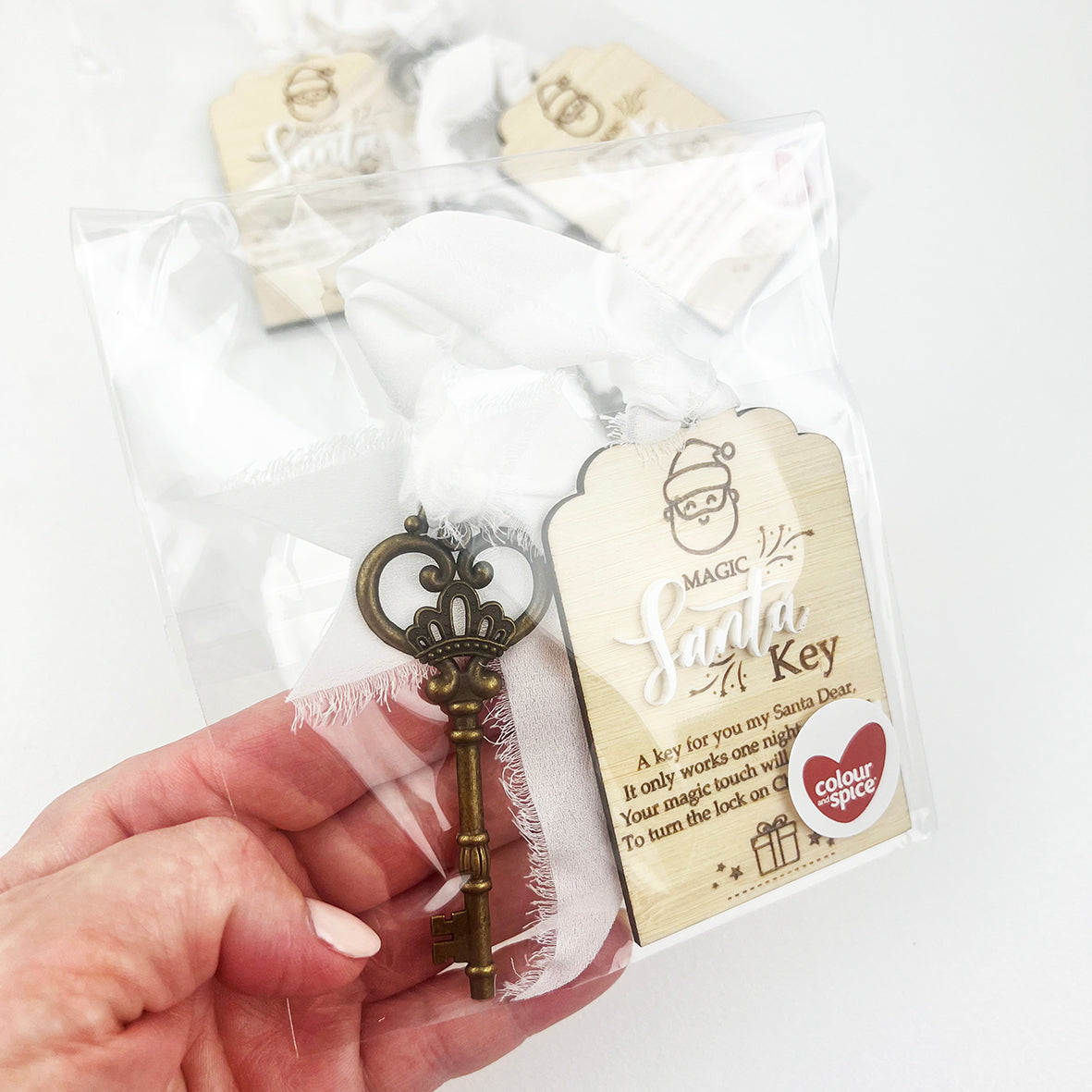 SALE! Santa Key & Keyring (1 left!)