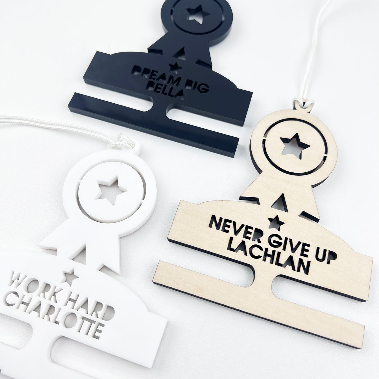 Personalised Single Medal Hanger (3 finishes)