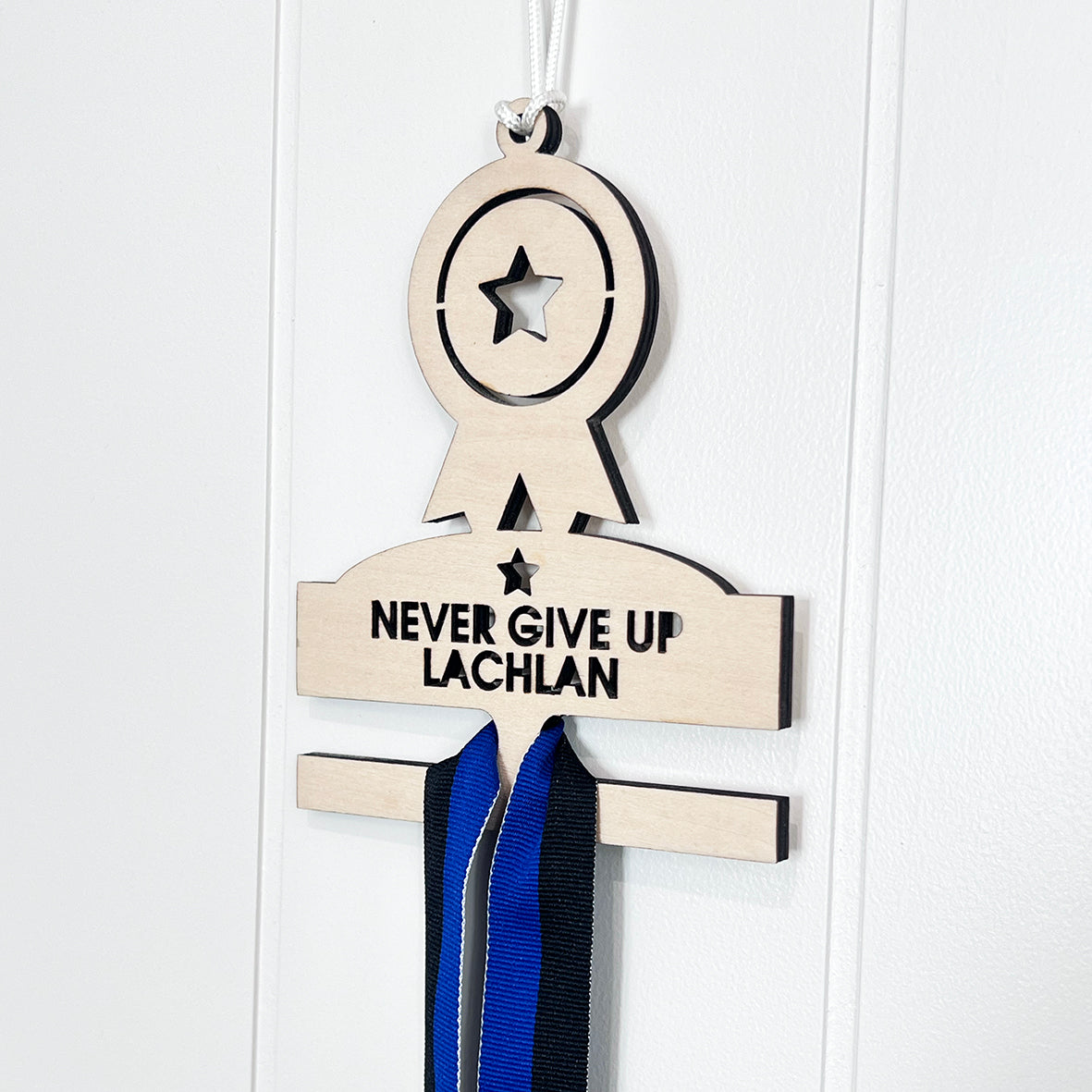 Personalised Single Medal Hanger (3 finishes)