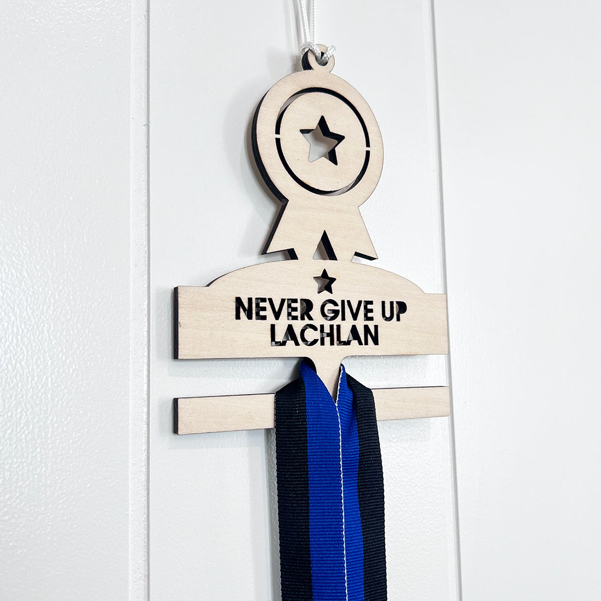 Personalised Single Medal Hanger (3 finishes)