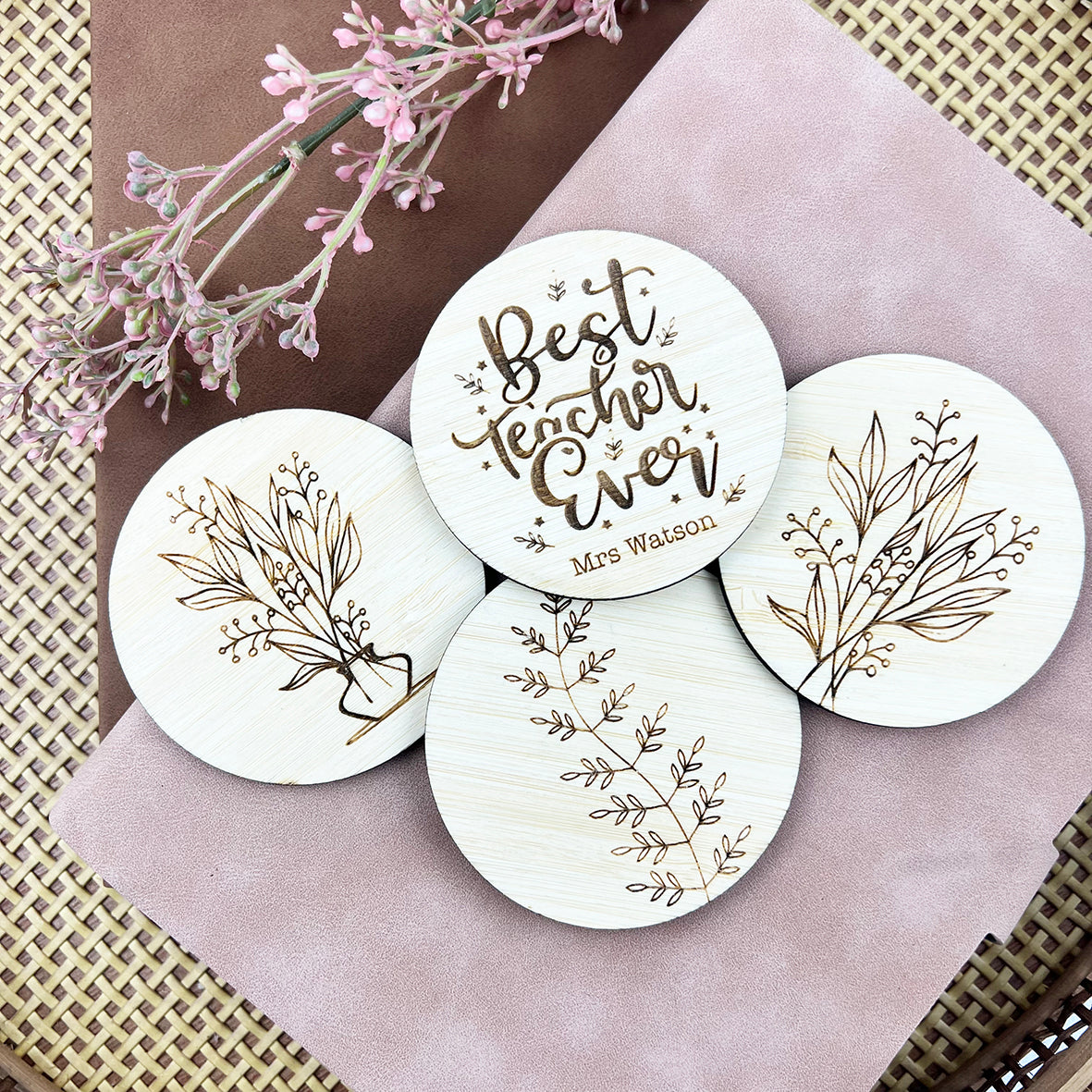 Best Teacher Set of 4 Magnets