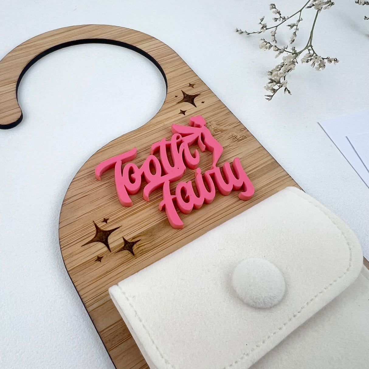 Personalised Tooth Fairy Hanger (6 colour options)