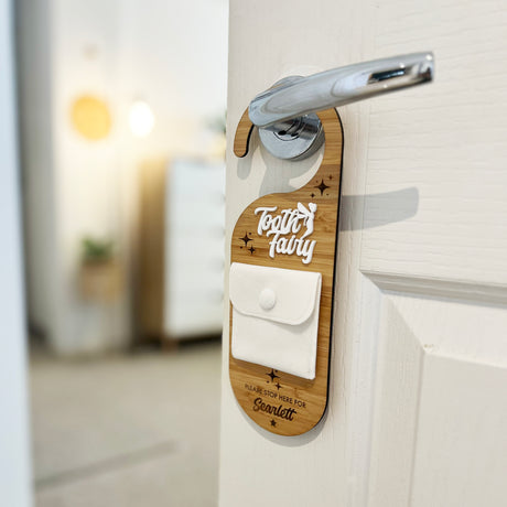 Personalised Tooth Fairy Hanger (6 colour options)