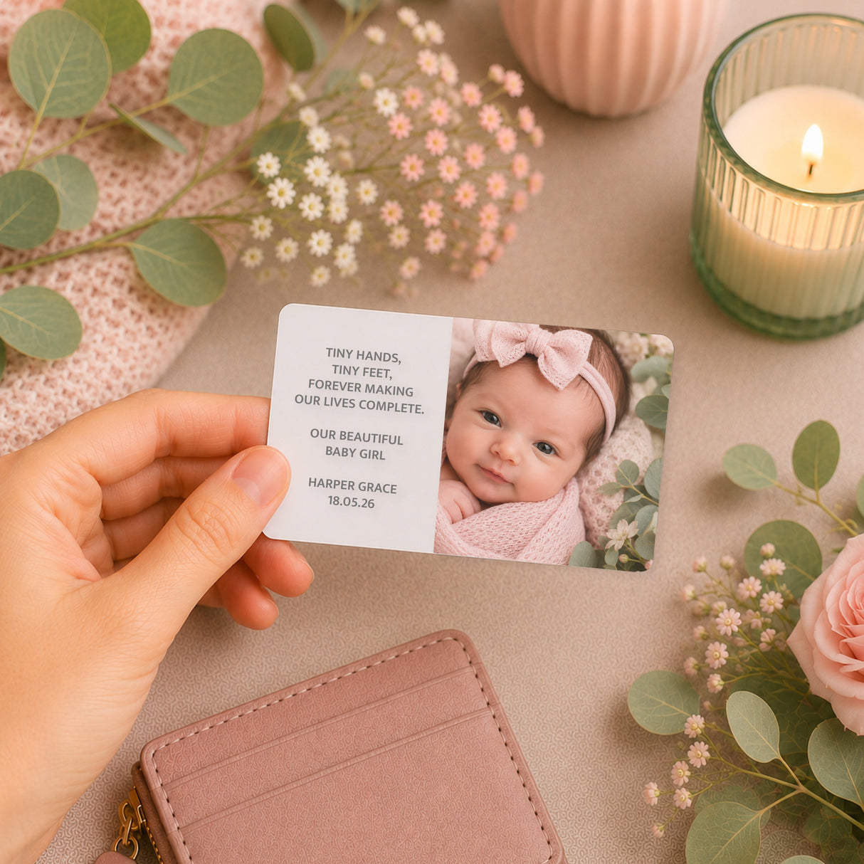Personalised Acrylic Wallet Photo Card For All Occasions
