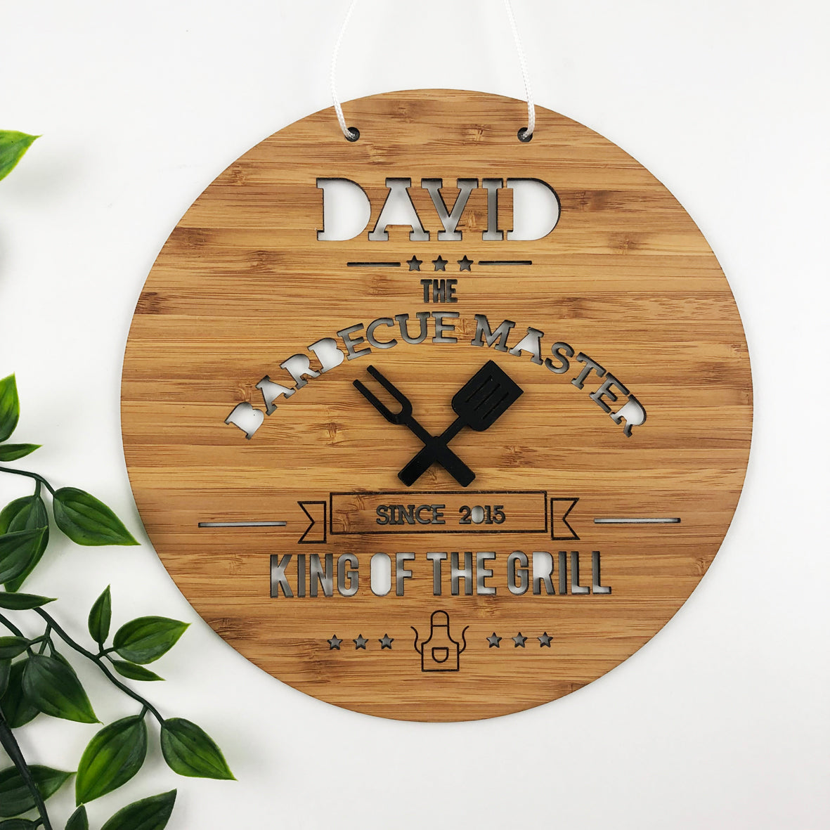 Barbecue Master 3D Personalised Wall Hanging
