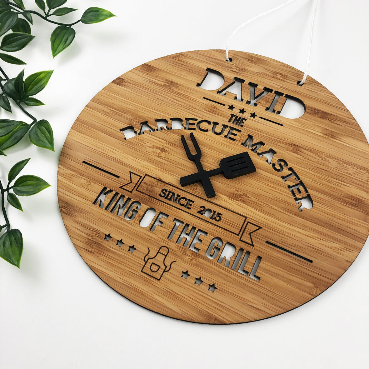 Barbecue Master 3D Personalised Wall Hanging