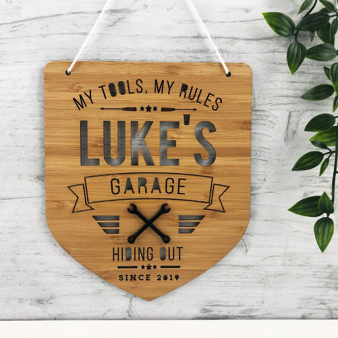 Garage 3D Personalised Wall Hanging