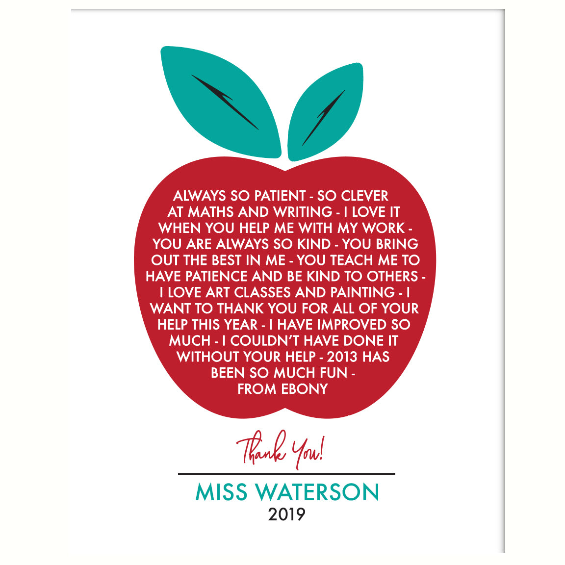 An Apple A Day Print