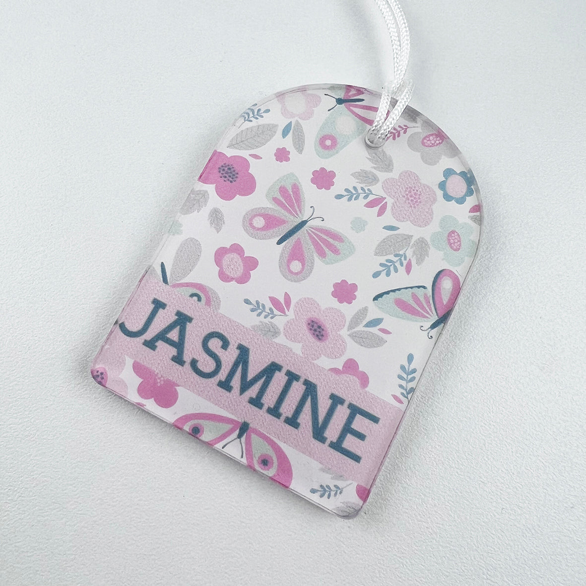 SALE! Arched Full Colour Bag Tags (names shown only)