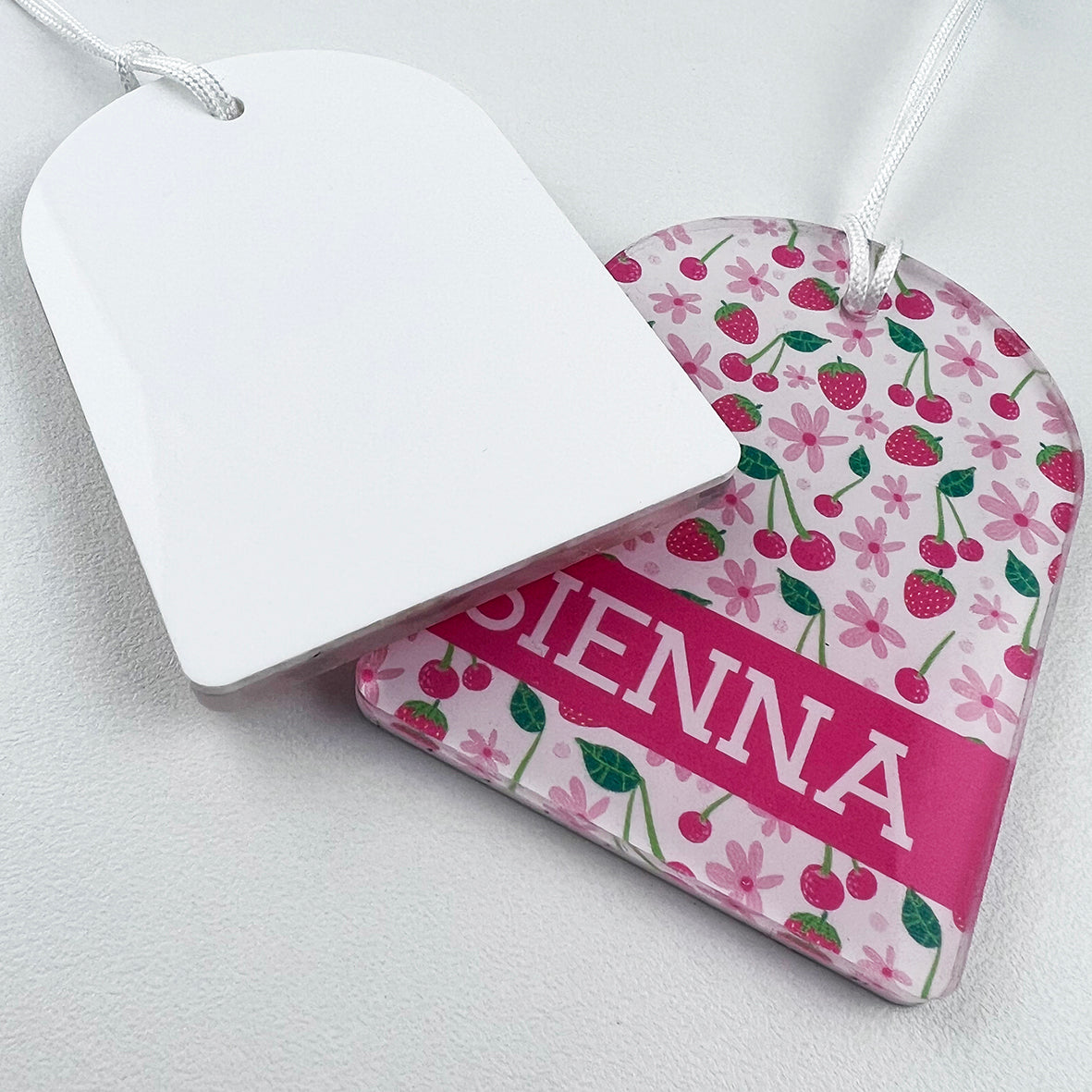 SALE! Arched Full Colour Bag Tags (names shown only)