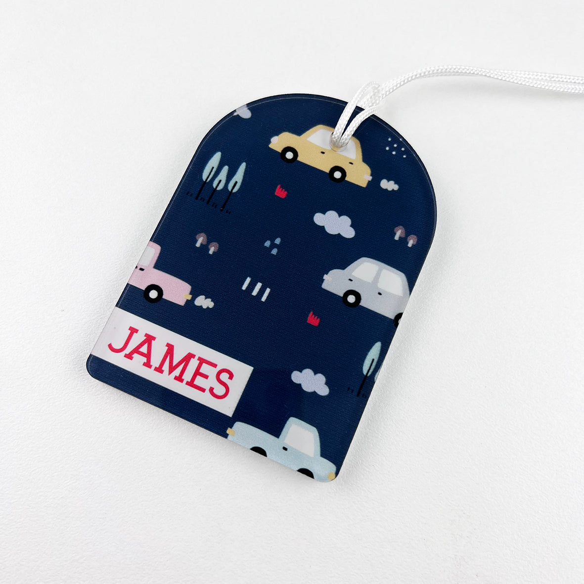 SALE! Arched Full Colour Bag Tags (names shown only)