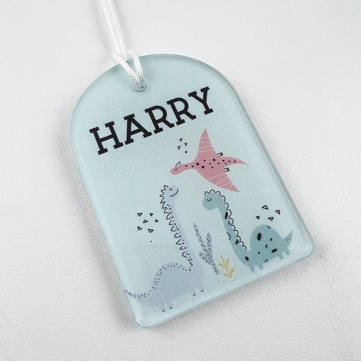 SALE! Arched Full Colour Bag Tags (names shown only)