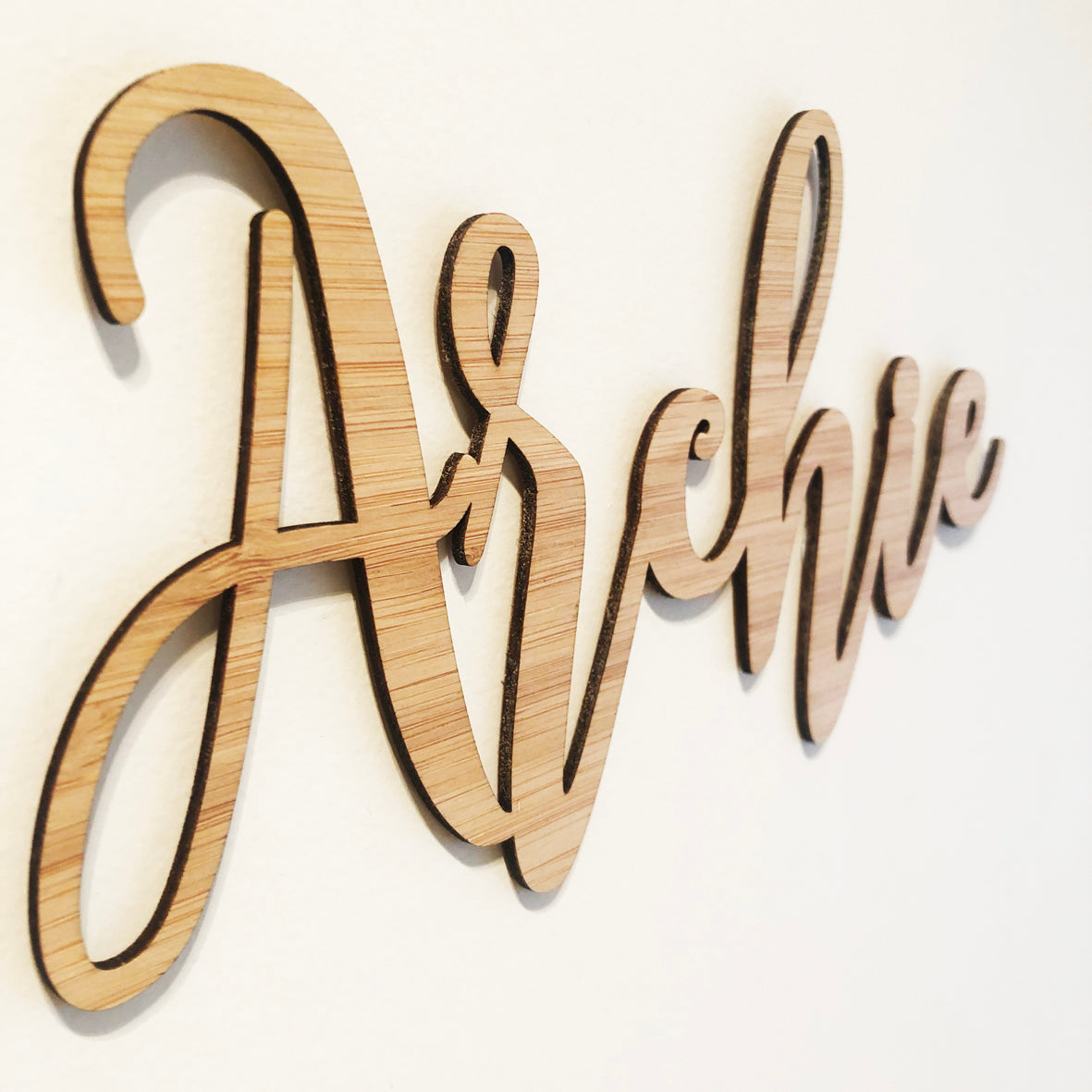 Personalised Bamboo Script Names