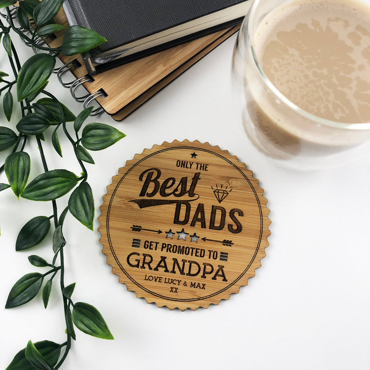 Only The Best Dads Drink Coaster