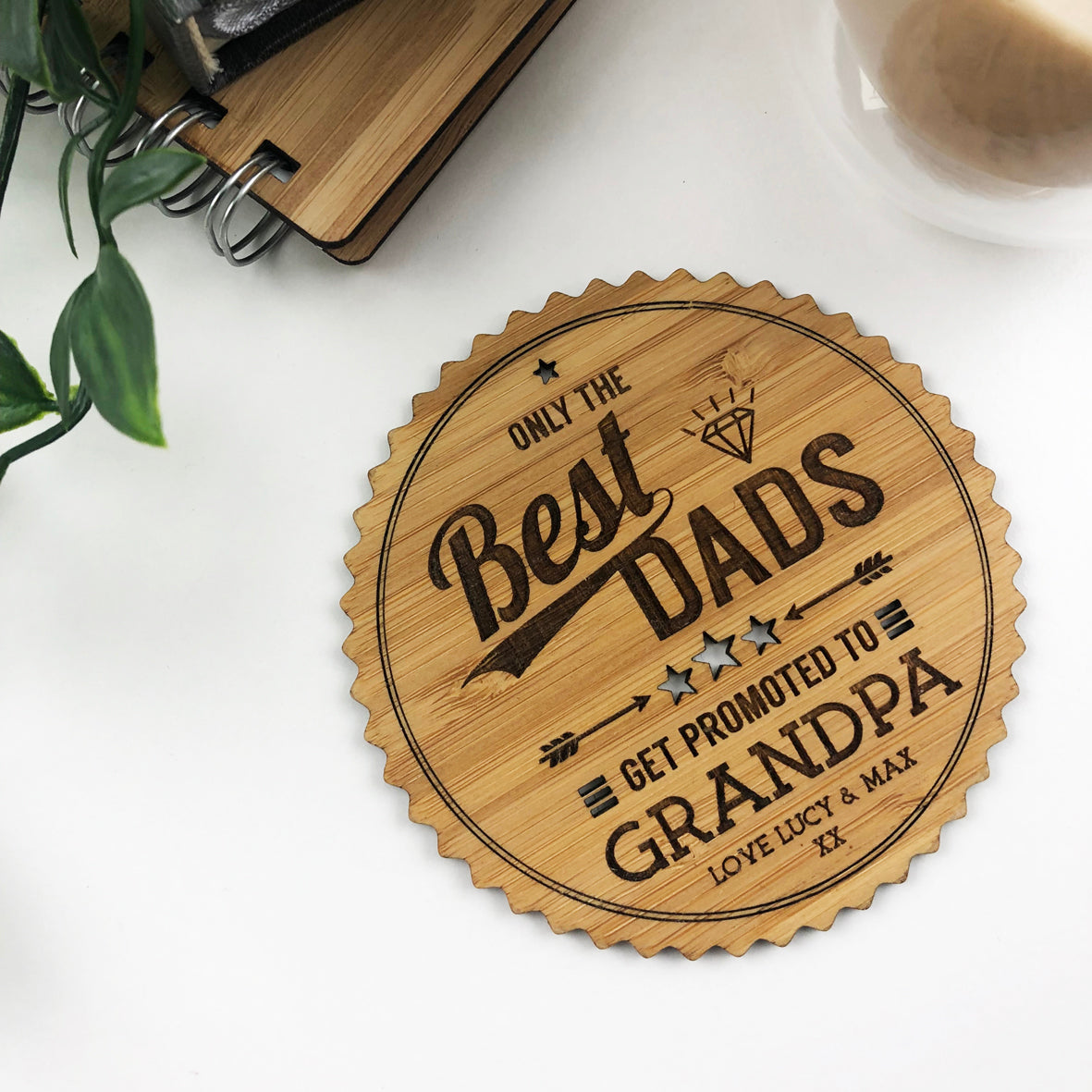 Only The Best Dads Drink Coaster