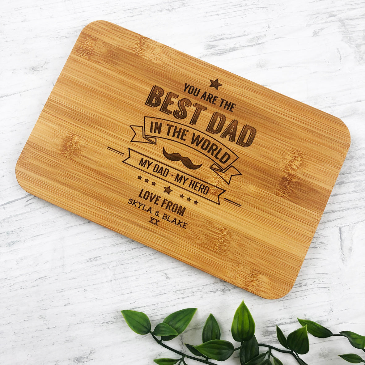 Best Dad Serving Board