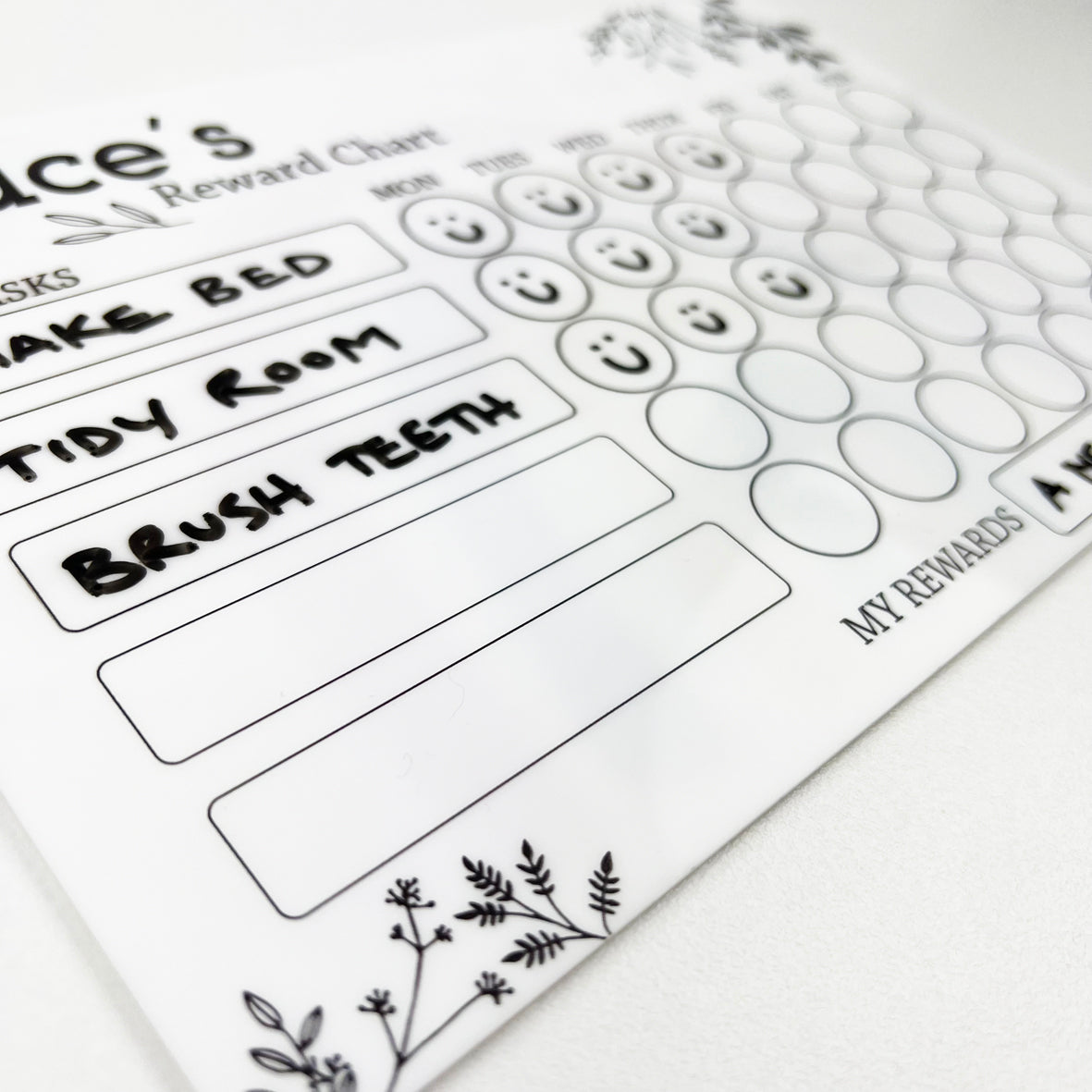 Botanicals Reward Chart