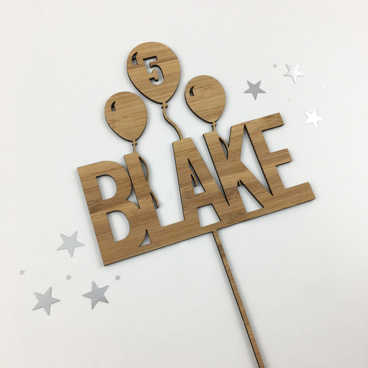 Bold Name Cake Topper