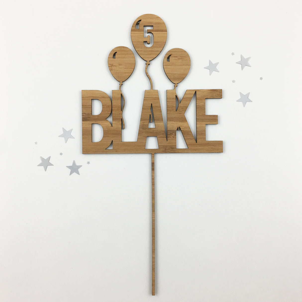 Bold Name Cake Topper