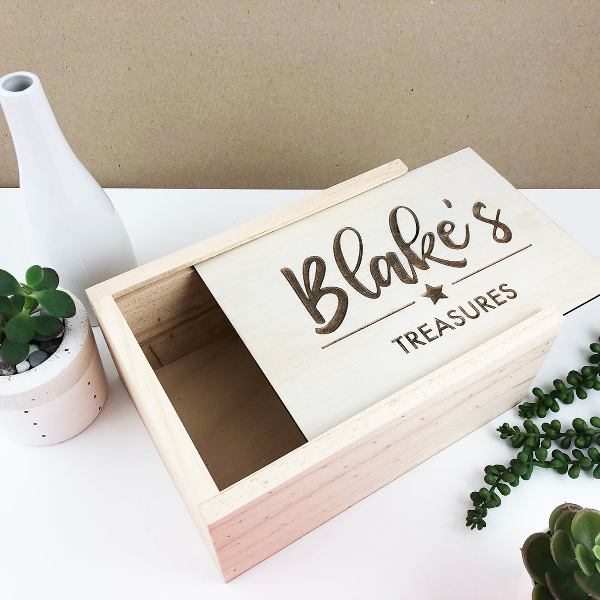 Personalised Star Keepsake Box