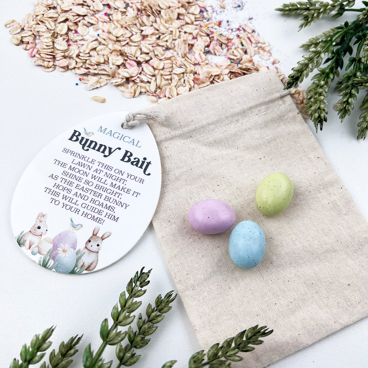 Bunny Bait Tag & Bag
