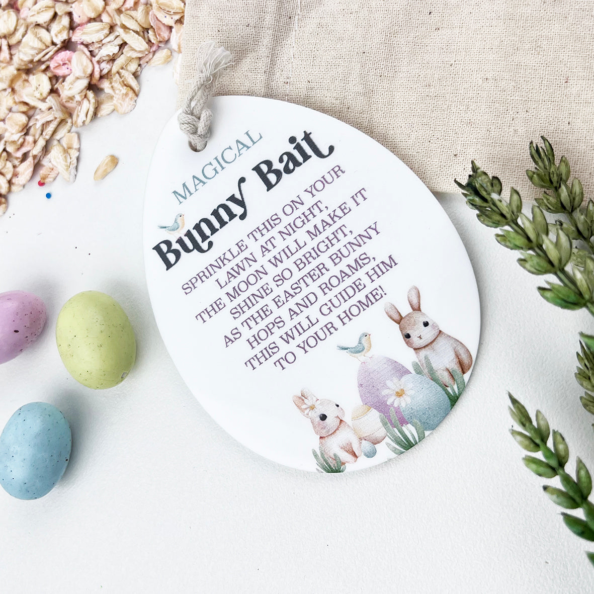 Bunny Bait Tag & Bag