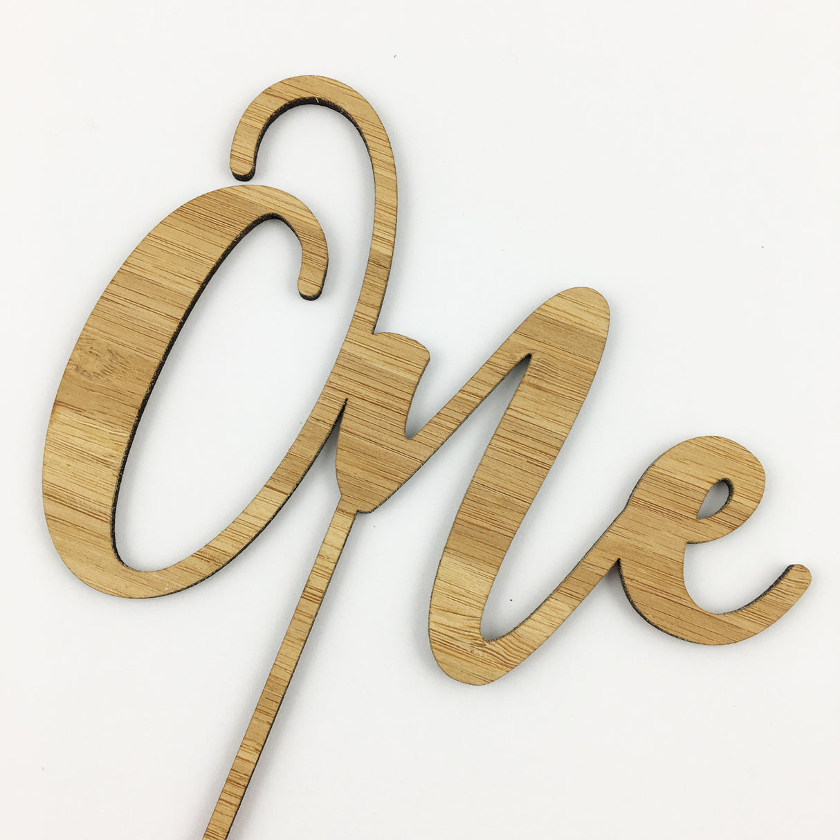 Text Number Birthday Cake Topper