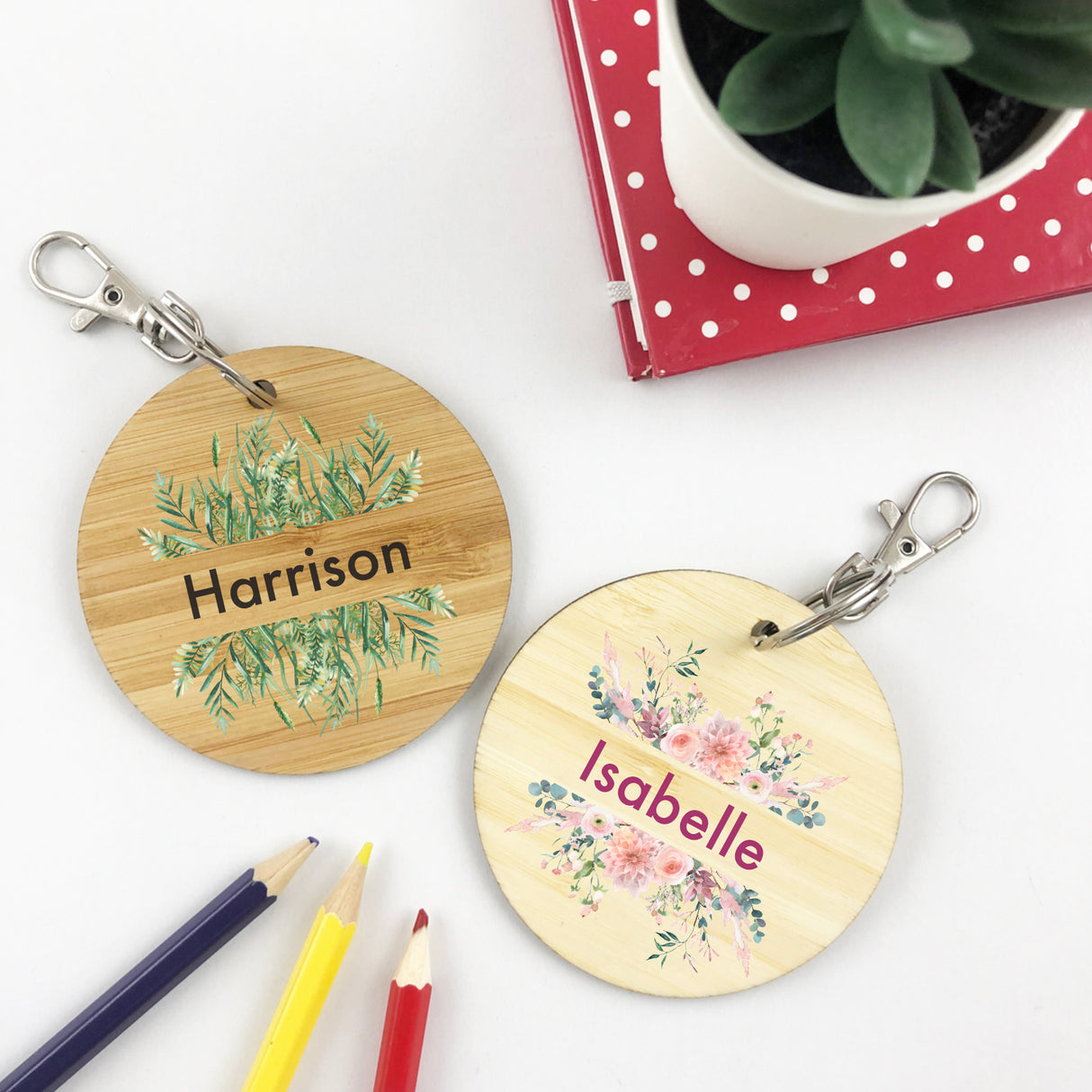 Ferns Personalised Bag Tag