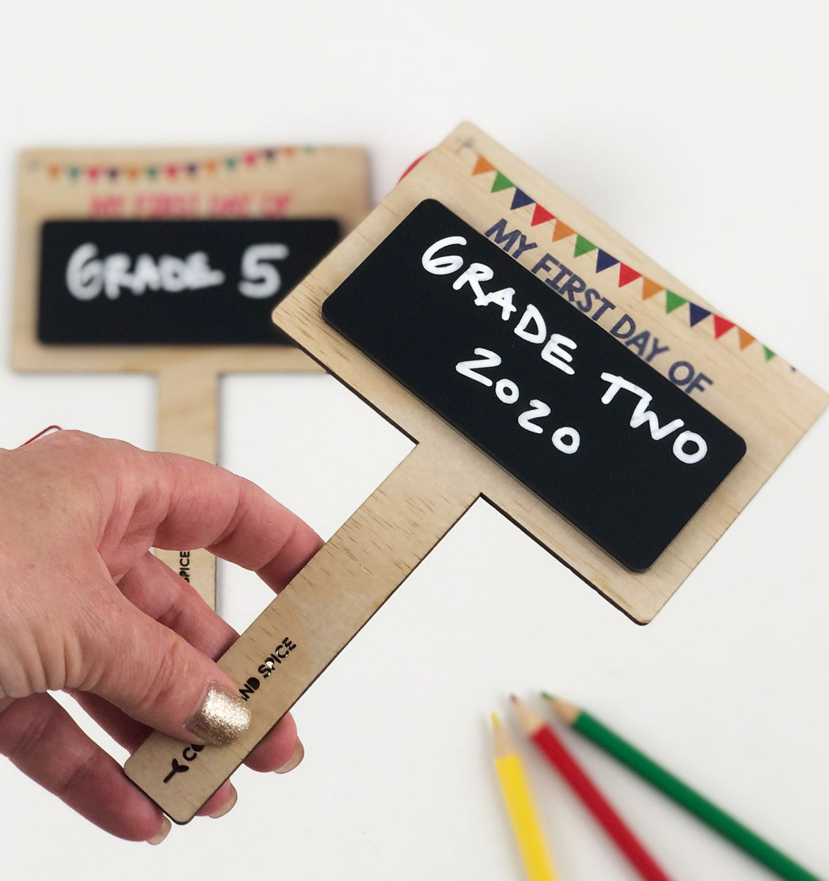 First Day Of Photo Prop Stem - Boys