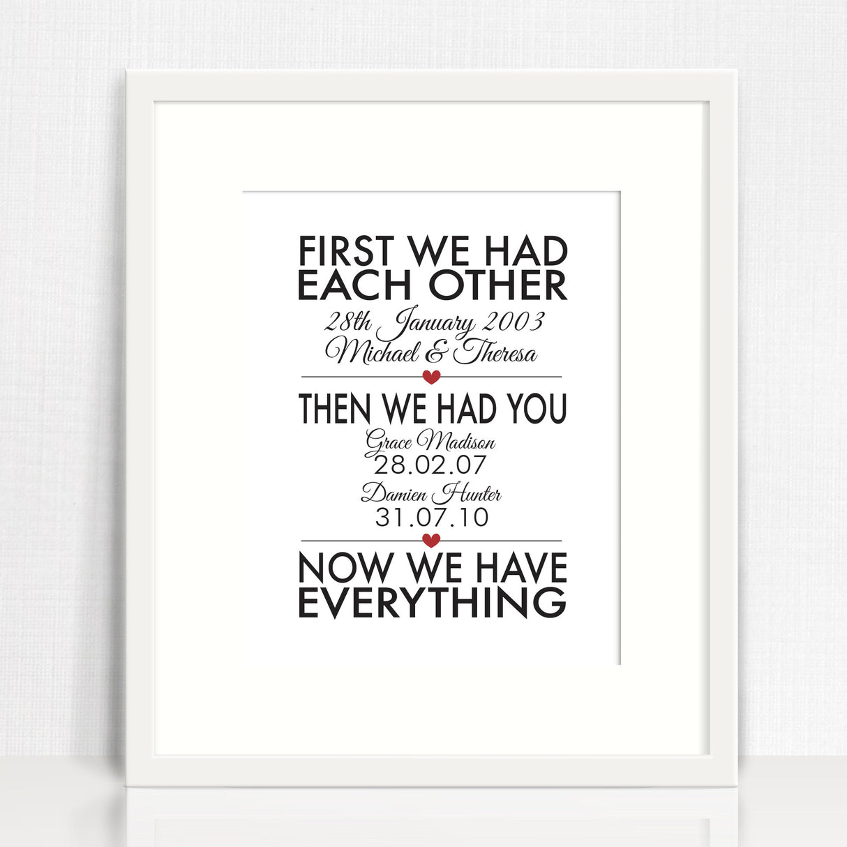 First We Had Each Other Print